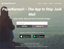 Tablet Screenshot of paperkarma.com